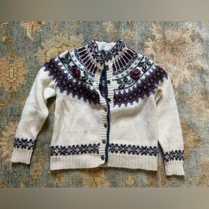 Woolrich Fair Isle Cardigan size L